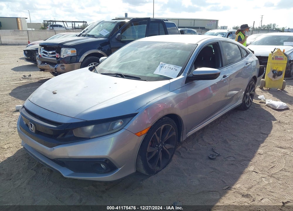 2019 HONDA CIVIC VIN: 2HGFC2F86KH517085