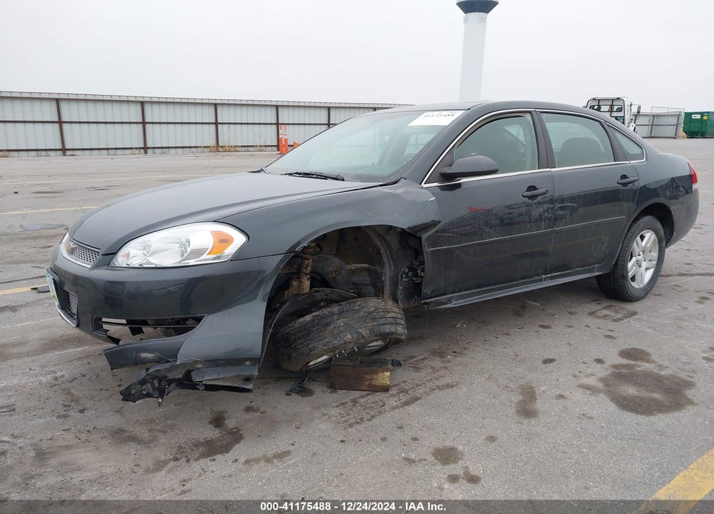 2012 CHEVROLET IMPALA LT FLEET VIN: 2G1WG5E30C1280090