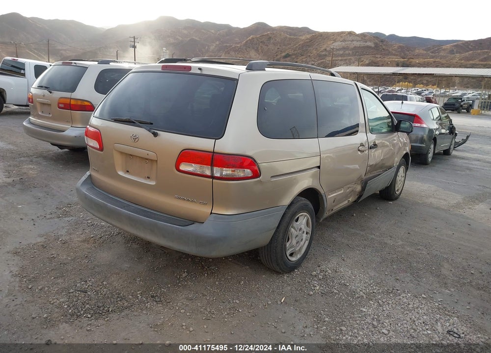2003 TOYOTA SIENNA CE VIN: 4T3ZF19C93U536843