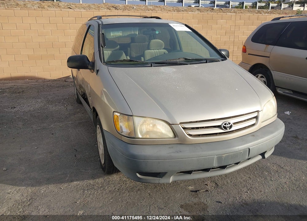 2003 TOYOTA SIENNA CE VIN: 4T3ZF19C93U536843