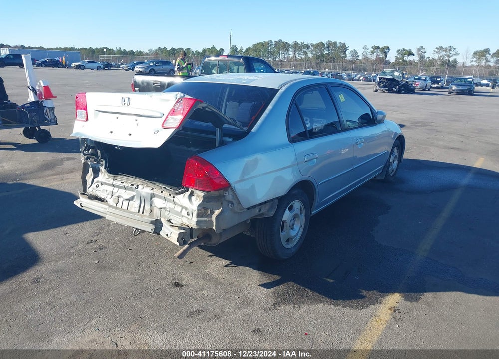 2005 HONDA CIVIC HYBRID VIN: JHMES96645S019483