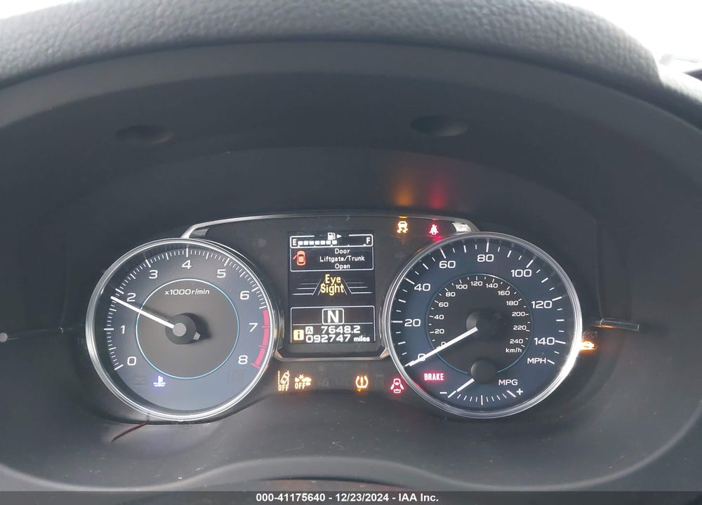 2016 SUBARU CROSSTREK 2.0I LIMITED VIN: JF2GPANC7G8217139