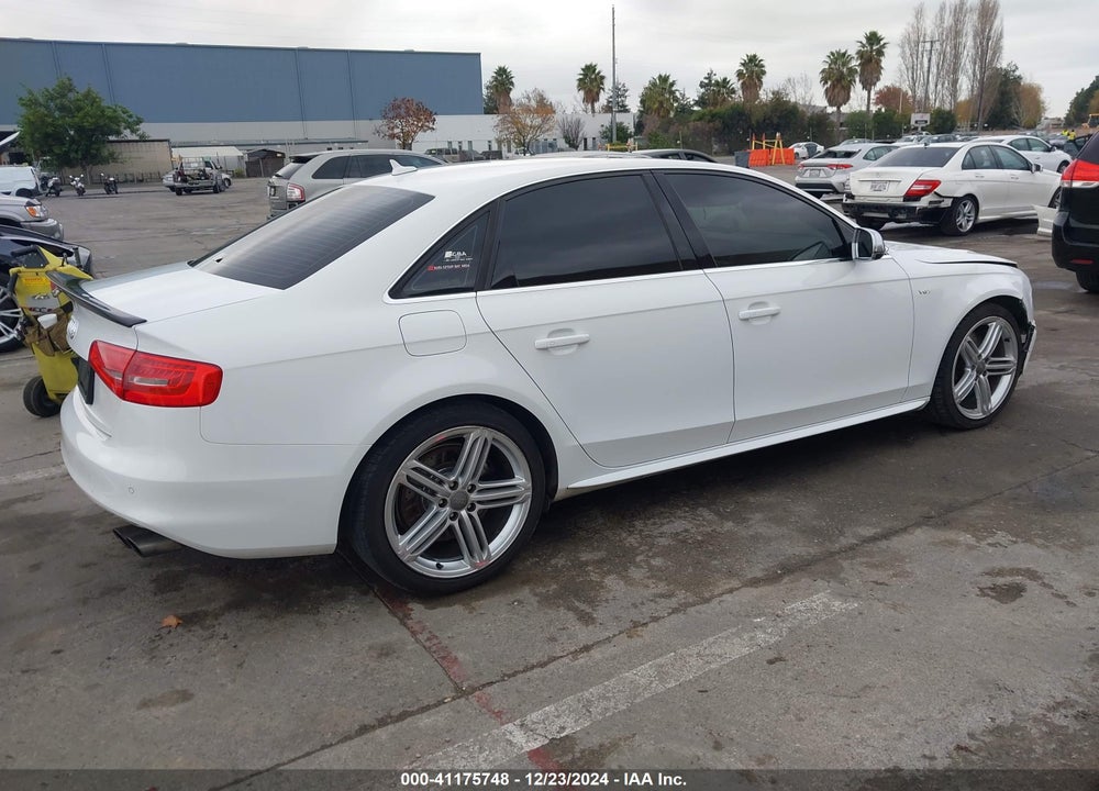 2013 AUDI S4 3.0T PREMIUM PLUS VIN: WAUKGAFL4DA118738