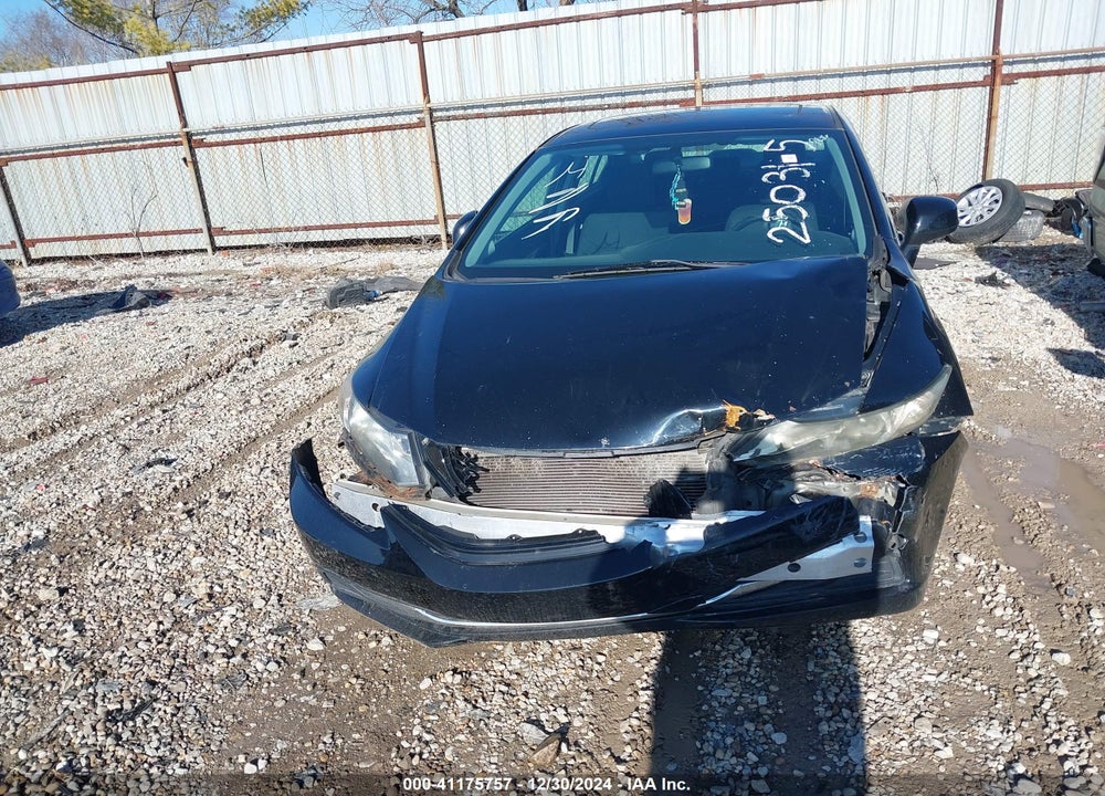 2013 HONDA CIVIC VIN: 19XFB2F89DE250315