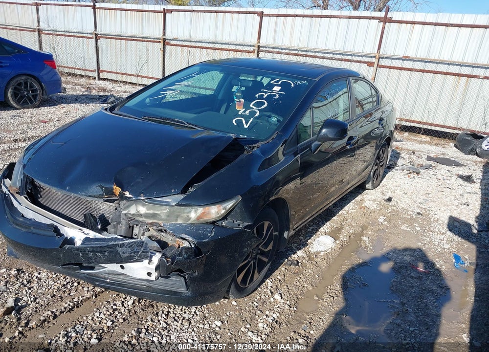 2013 HONDA CIVIC VIN: 19XFB2F89DE250315