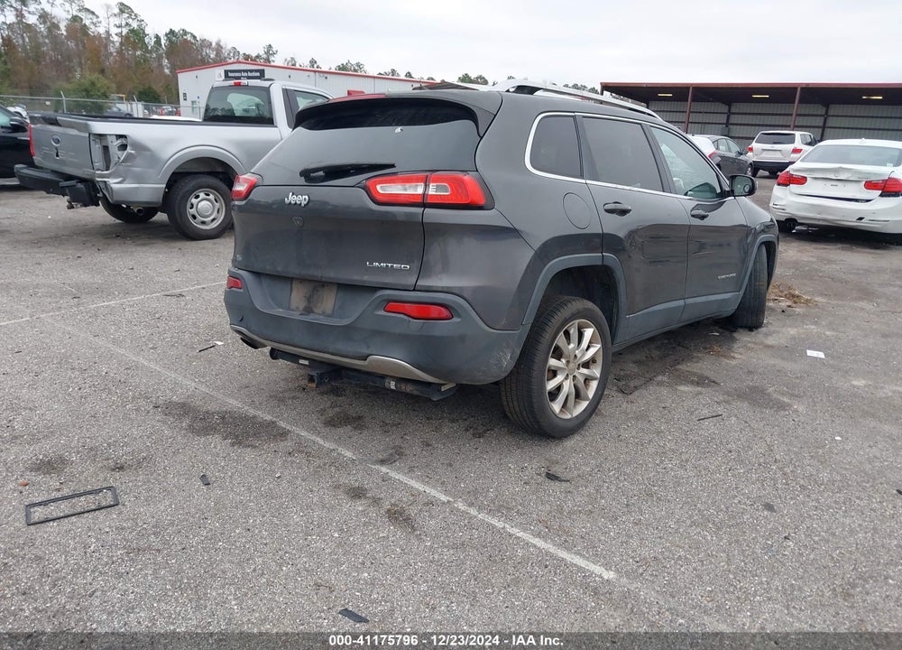 2016 JEEP CHEROKEE LIMITED VIN: 1C4PJLDB5GW229225