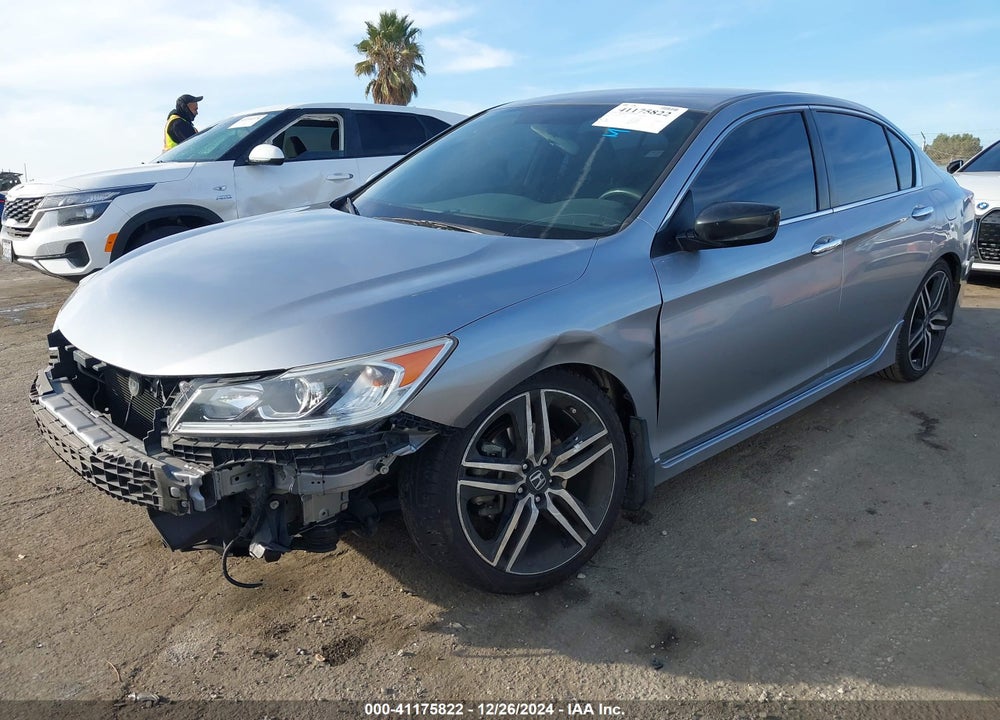 2017 HONDA ACCORD SPORT VIN: 1HGCR2F58HA182216