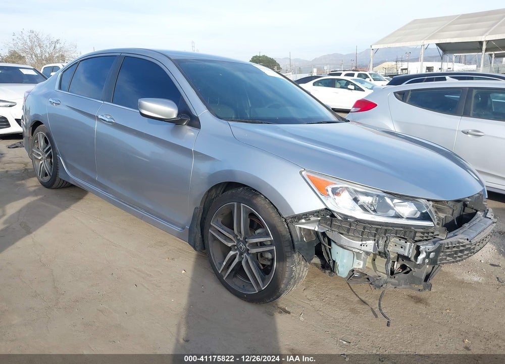 2017 HONDA ACCORD SPORT VIN: 1HGCR2F58HA182216