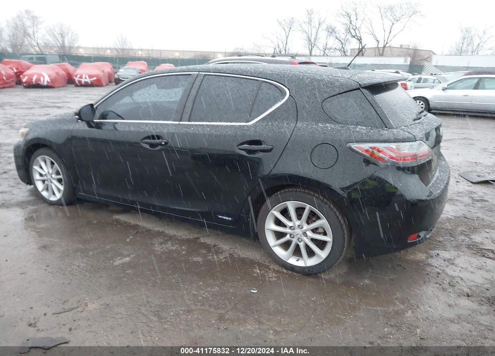 2011 LEXUS CT 200H PREMIUM VIN: JTHKD5BH9B2044291