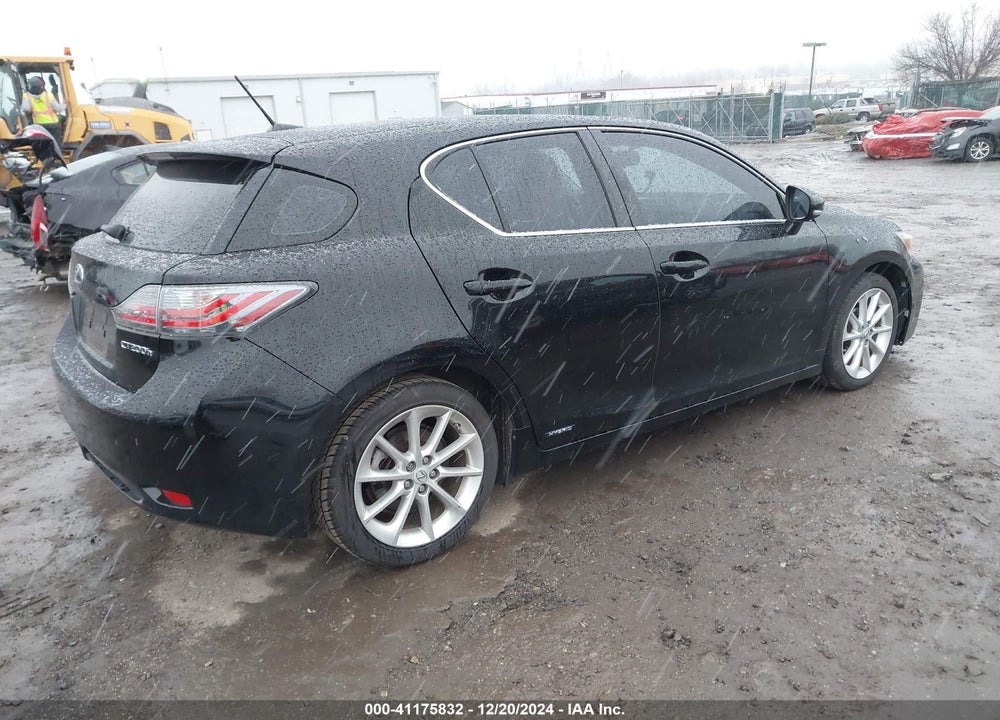 2011 LEXUS CT 200H PREMIUM VIN: JTHKD5BH9B2044291