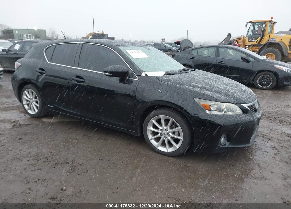 2011 LEXUS CT 200H PREMIUM VIN: JTHKD5BH9B2044291