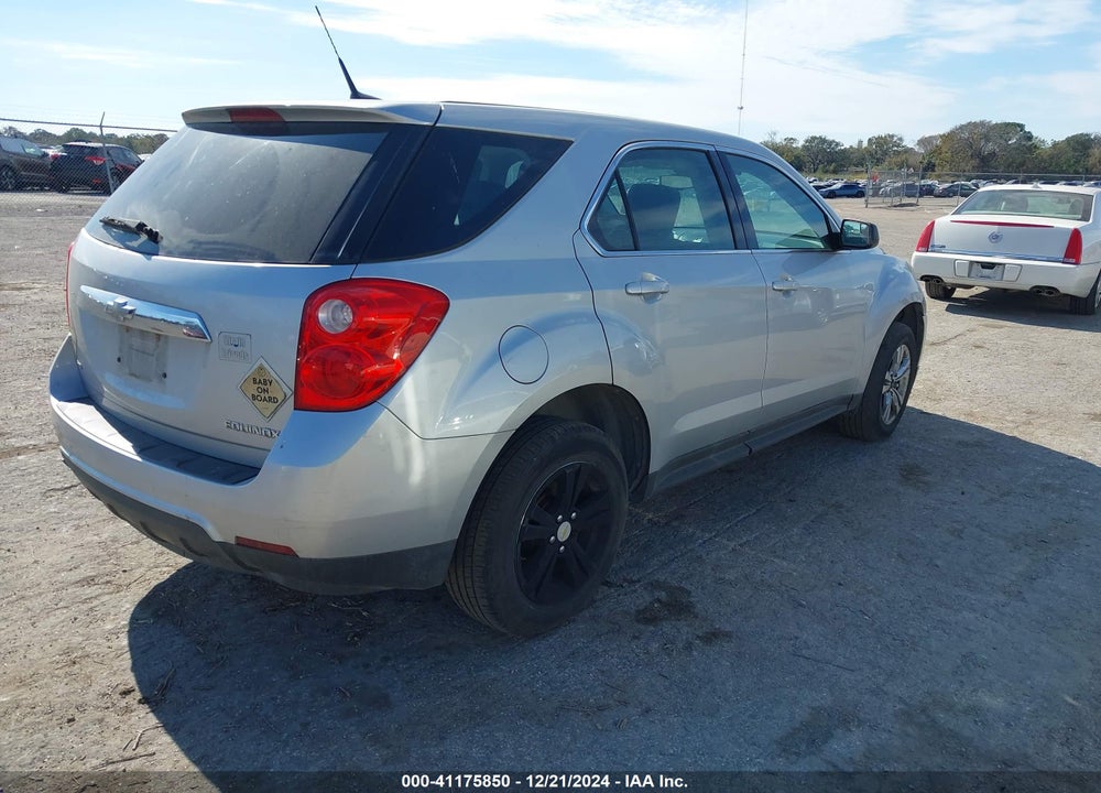 2012 CHEVROLET EQUINOX LS VIN: 2GNFLCEK4C6154842