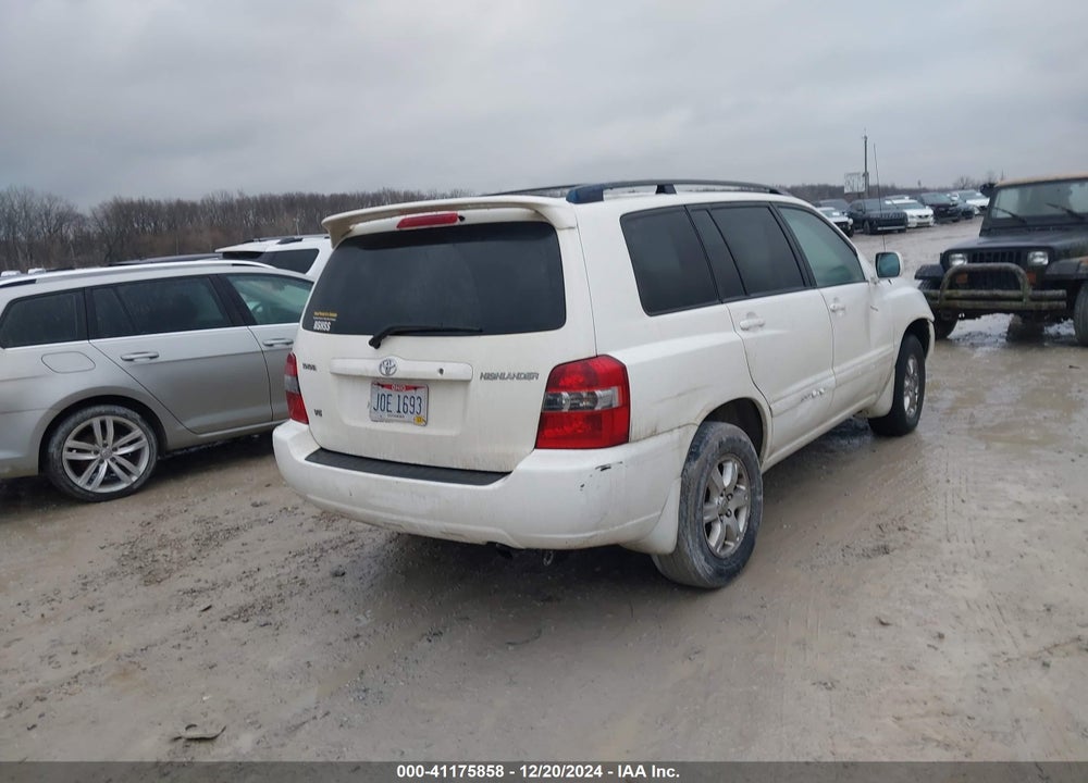 2004 TOYOTA HIGHLANDER V6 VIN: JTEGP21A640006142