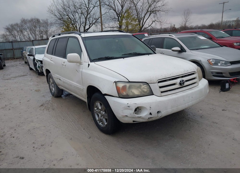 2004 TOYOTA HIGHLANDER V6 VIN: JTEGP21A640006142