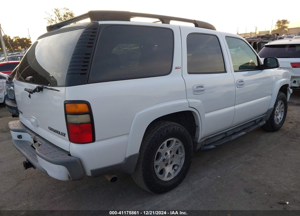 2005 CHEVROLET TAHOE Z71 VIN: 1GNEC13T25R262850