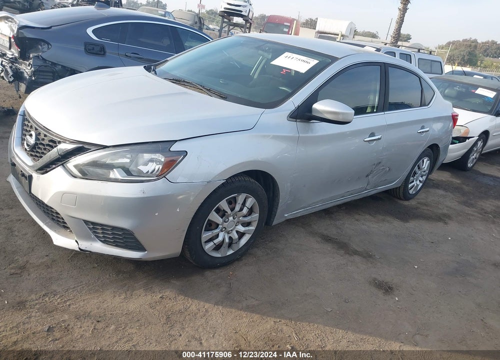 2017 NISSAN SENTRA SV VIN: 3N1AB7AP4HY347578