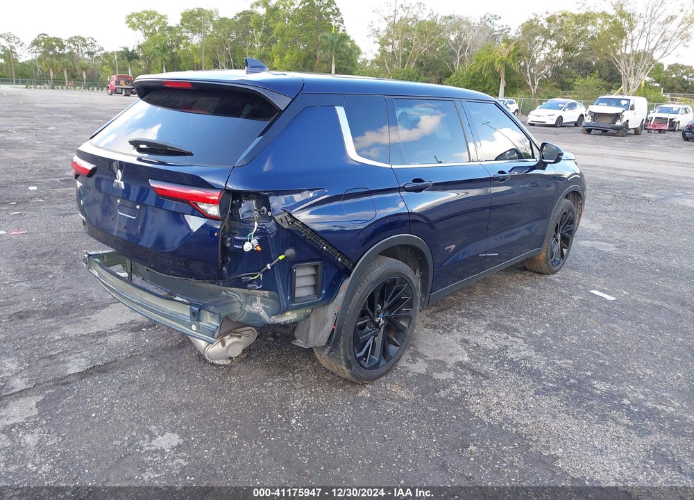 2022 MITSUBISHI OUTLANDER BLACK EDITION 2WD/SE 2.5 2WD/SE LAUNCH EDITION 2WD VIN: JA4J3UA87NZ089912