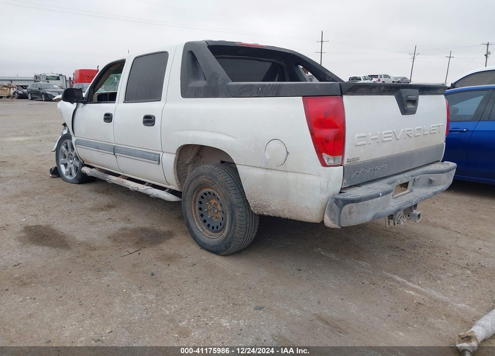 2004 CHEVROLET AVALANCHE 1500 VIN: 3GNEK12T94G161792