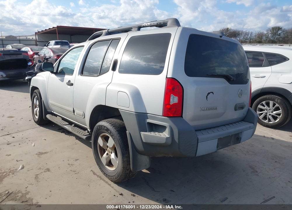 2005 NISSAN XTERRA SE VIN: 5N1AN08U55C606540