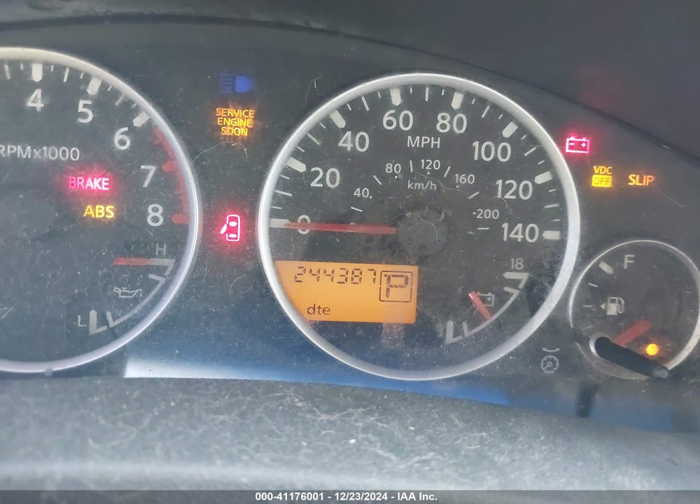 2005 NISSAN XTERRA SE VIN: 5N1AN08U55C606540