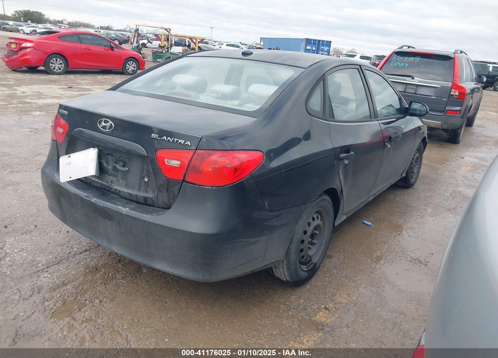 2009 HYUNDAI ELANTRA GLS VIN: KMHDU46D19U625774