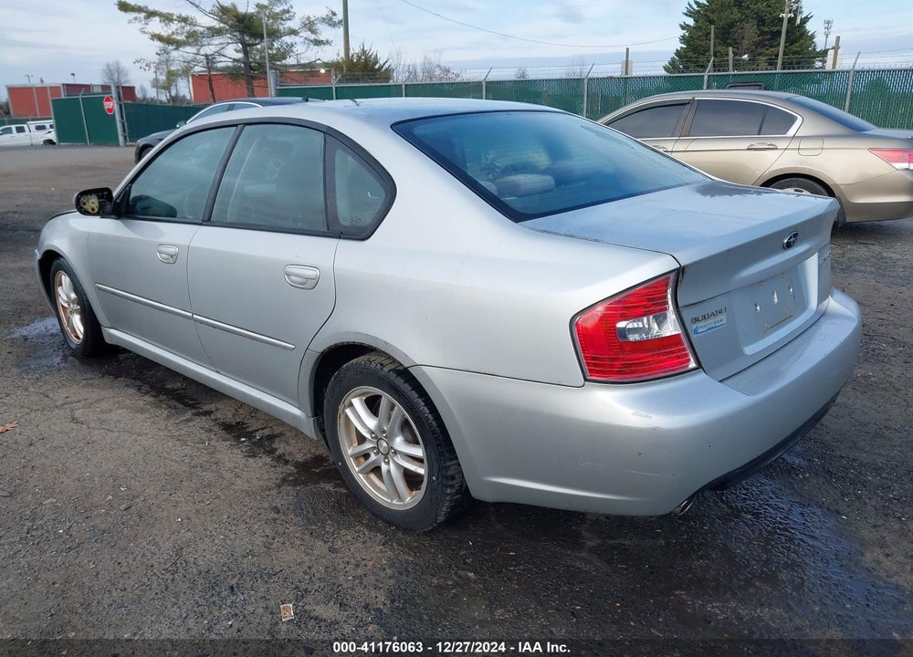 2005 SUBARU LEGACY 2.5I VIN: 4S3BL616457216292