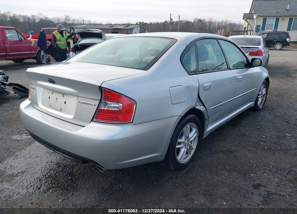 2005 SUBARU LEGACY 2.5I VIN: 4S3BL616457216292