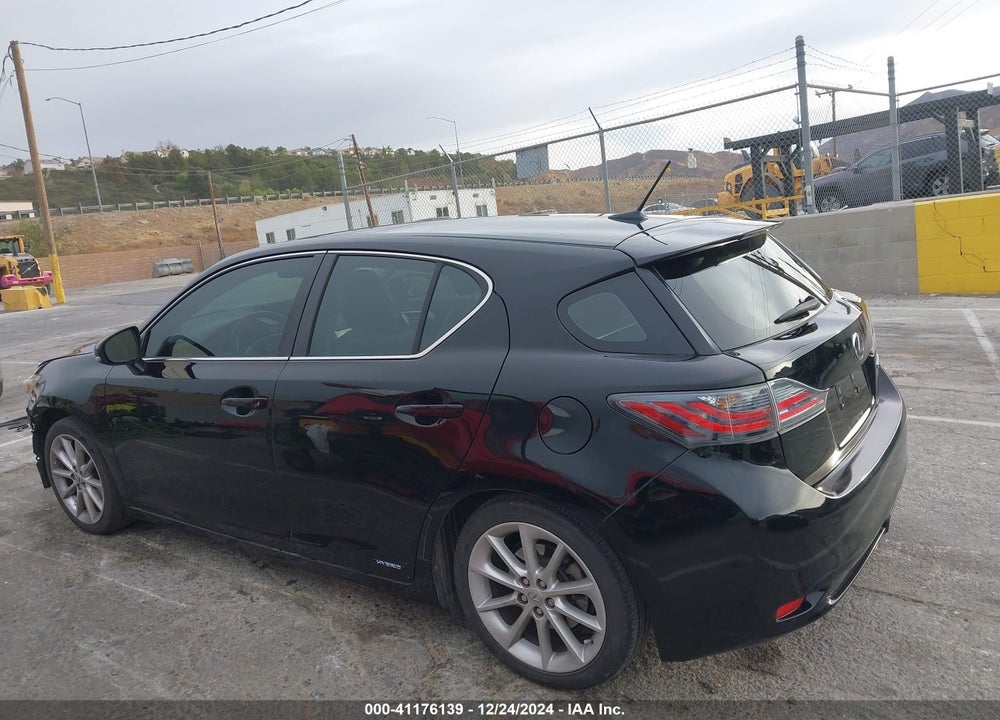 2012 LEXUS CT 200H PREMIUM VIN: JTHKD5BH9C2118732