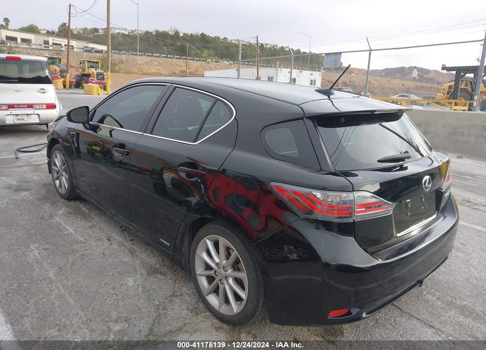 2012 LEXUS CT 200H PREMIUM VIN: JTHKD5BH9C2118732