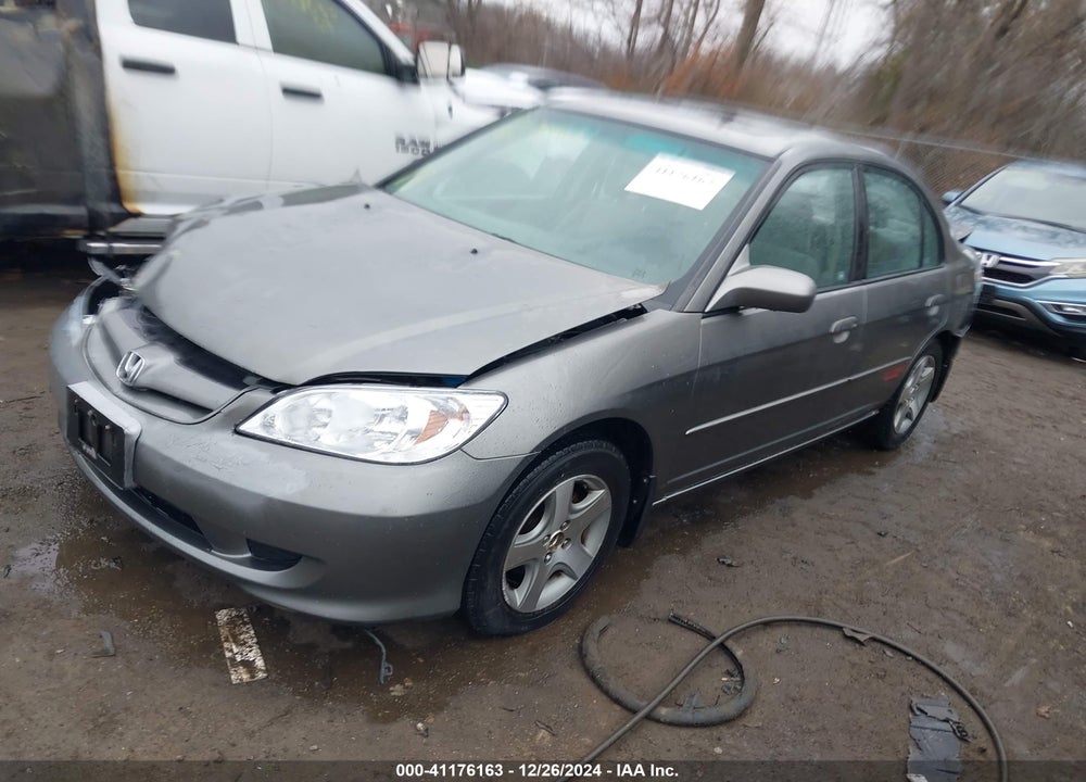 2005 HONDA CIVIC EX VIN: 2HGES26845H560164