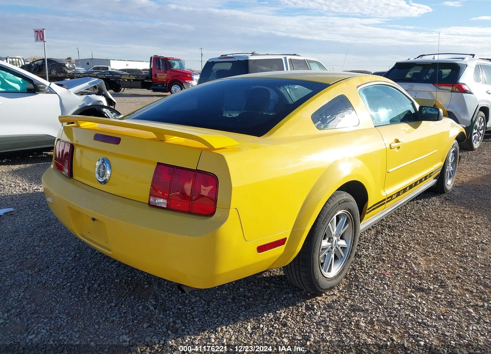 2006 FORD MUSTANG V6 VIN: 1ZVFT80N565147841