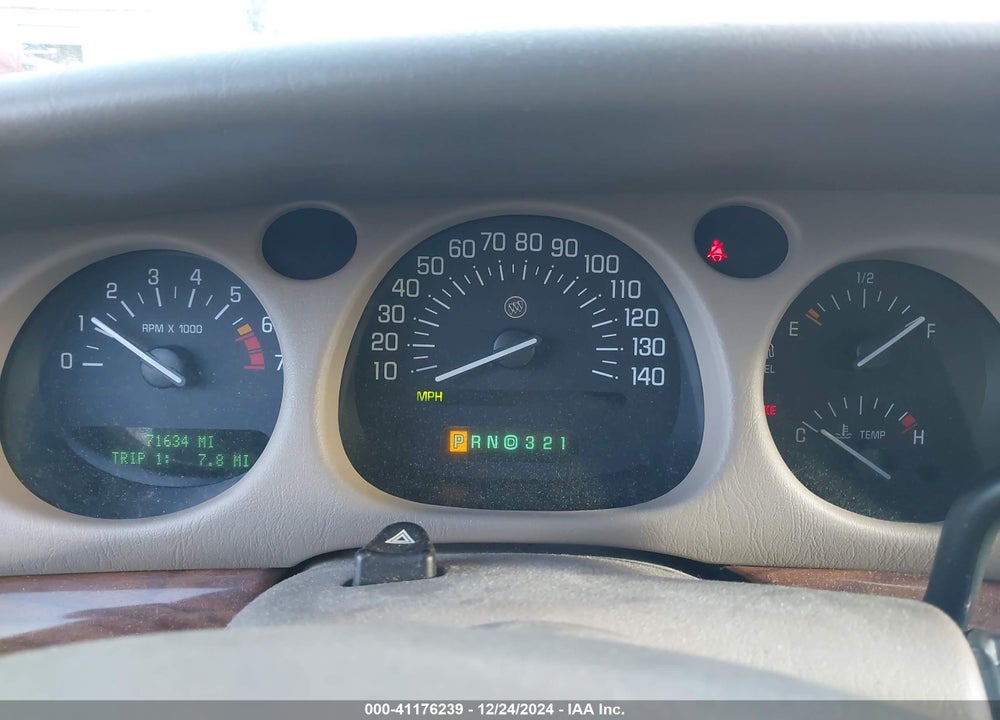 2002 BUICK LESABRE CUSTOM VIN: 1G4HP54K424210017
