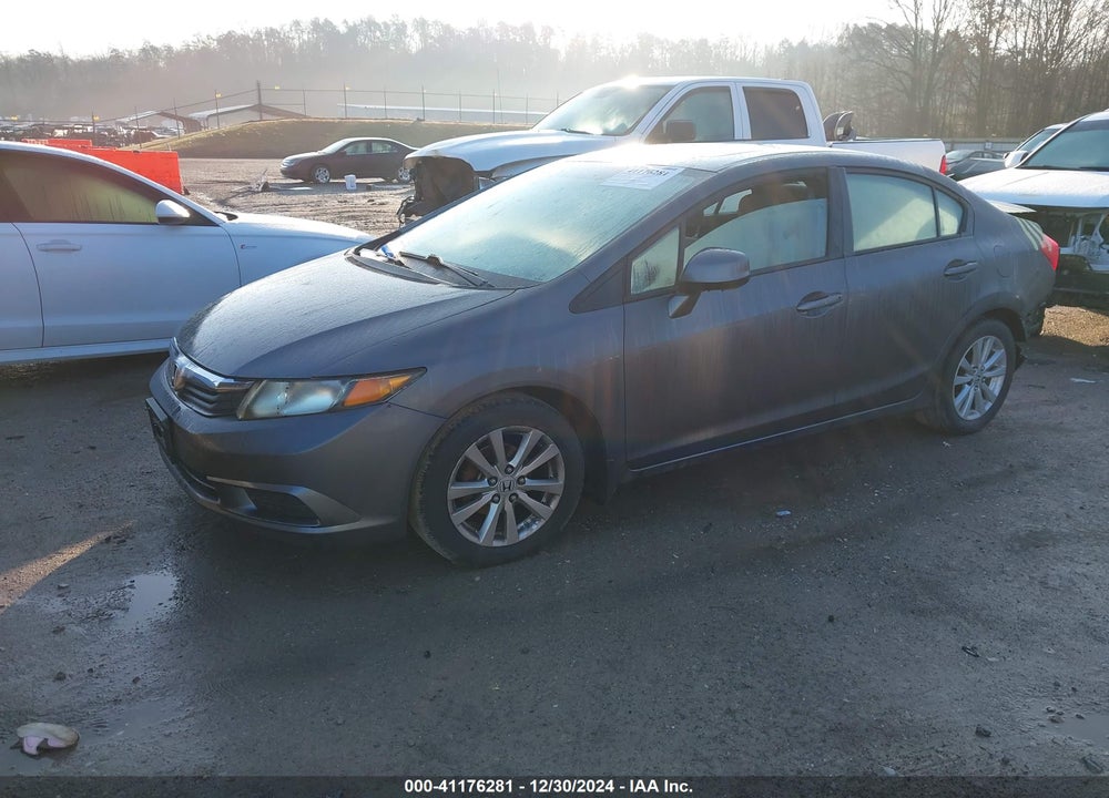 2012 HONDA CIVIC EX VIN: 19XFB2F8XCE020507