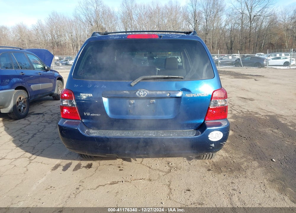 2005 TOYOTA HIGHLANDER V6 VIN: JTEEP21A550131836