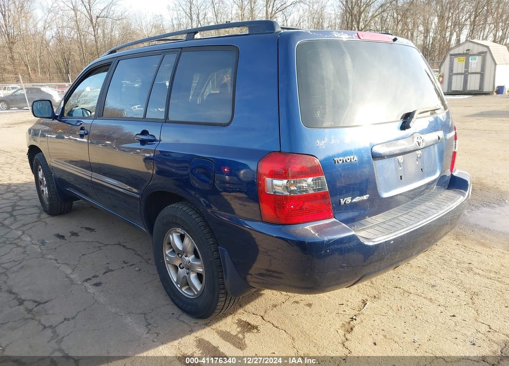 2005 TOYOTA HIGHLANDER V6 VIN: JTEEP21A550131836