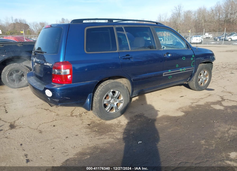 2005 TOYOTA HIGHLANDER V6 VIN: JTEEP21A550131836