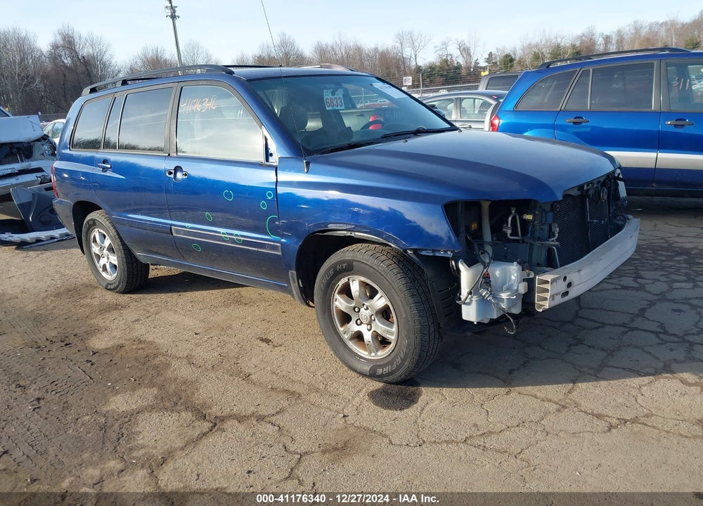 2005 TOYOTA HIGHLANDER V6 VIN: JTEEP21A550131836