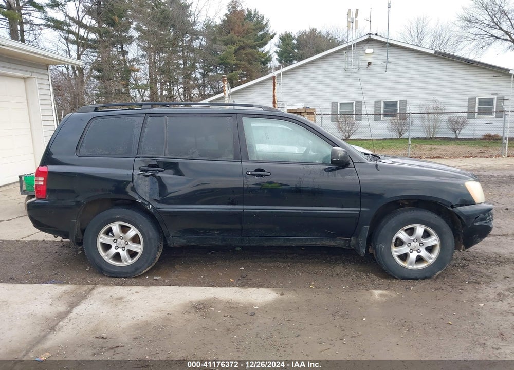 2003 TOYOTA HIGHLANDER V6 VIN: JTEGF21A830104297
