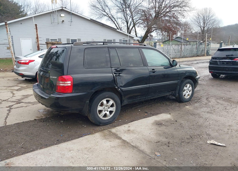 2003 TOYOTA HIGHLANDER V6 VIN: JTEGF21A830104297