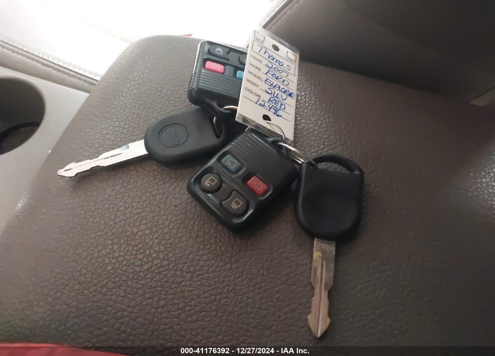 2007 FORD EXPLORER EDDIE BAUER VIN: 1FMEU74EX7UB51757