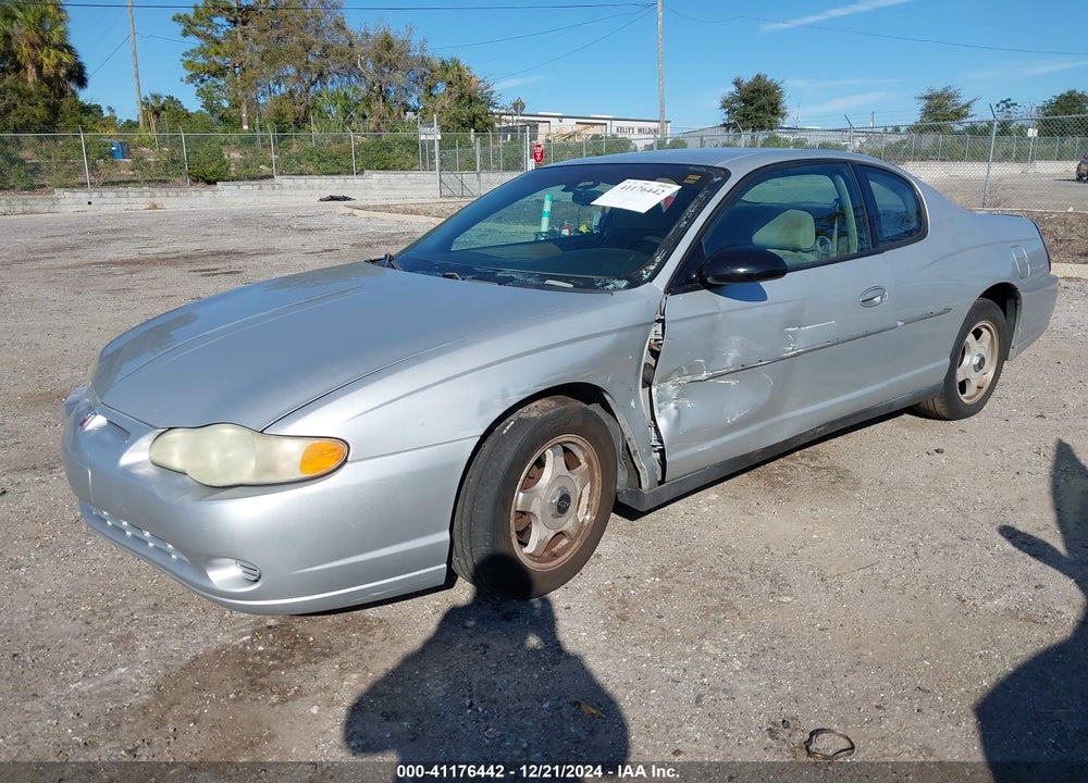 2004 CHEVROLET MONTE CARLO LS VIN: 2G1WW12E049184268