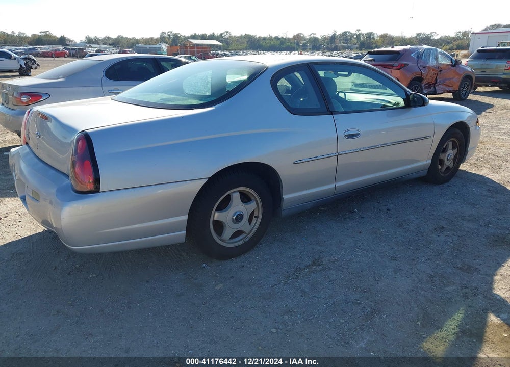2004 CHEVROLET MONTE CARLO LS VIN: 2G1WW12E049184268