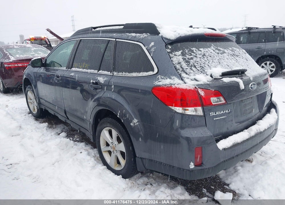 2014 SUBARU OUTBACK 2.5I PREMIUM VIN: 4S4BRBCC3E3306823