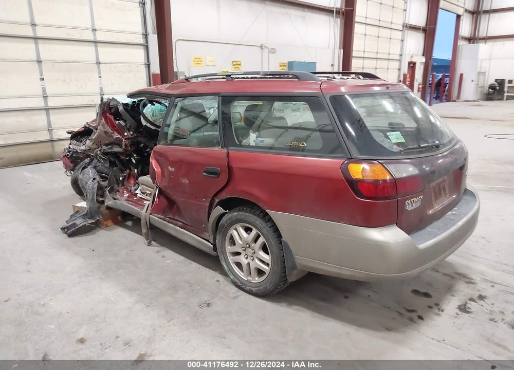 2003 SUBARU OUTBACK VIN: 4S3BH675537600594