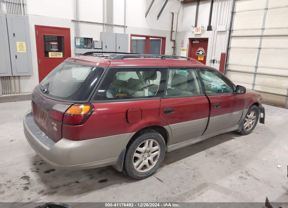 2003 SUBARU OUTBACK VIN: 4S3BH675537600594