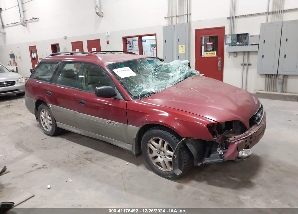 2003 SUBARU OUTBACK VIN: 4S3BH675537600594