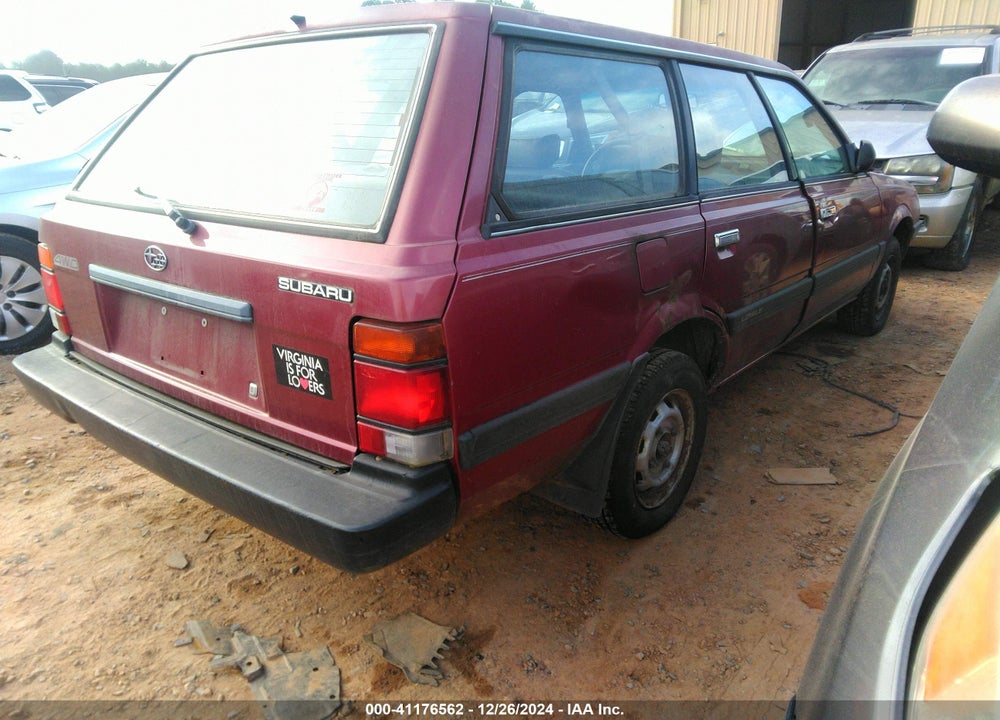 1994 SUBARU LOYALE VIN: JF2AN52B3RF420297