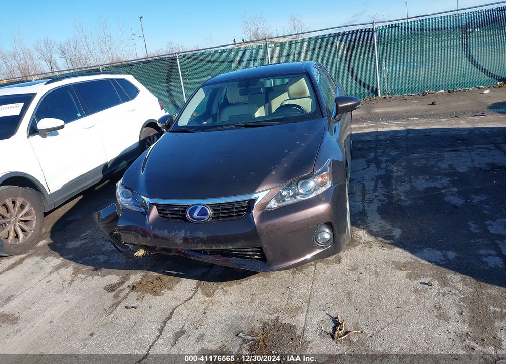 2012 LEXUS CT 200H VIN: JTHKD5BH3C2108438