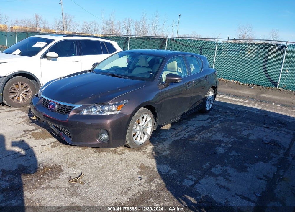 2012 LEXUS CT 200H VIN: JTHKD5BH3C2108438