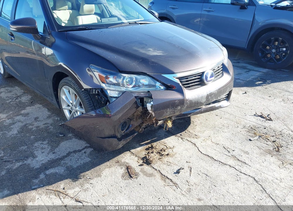 2012 LEXUS CT 200H VIN: JTHKD5BH3C2108438